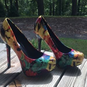 Steve Madden Floral Heels